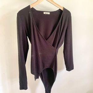Madewell Wrap Bodysuit Size Medium